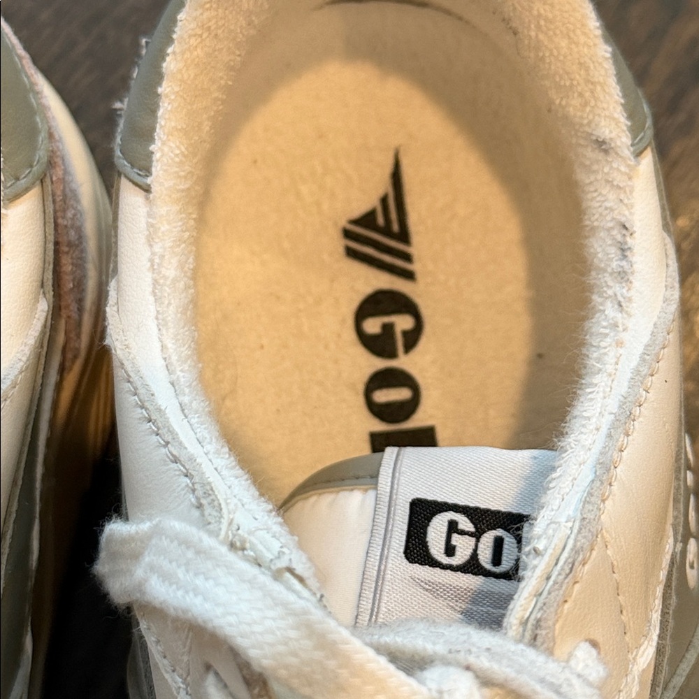 Gola White allcourt trainer low top sneakers US 8 - Picture 5 of 7
